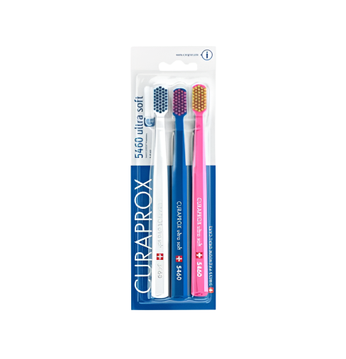 Curaprox CS 5460 ultra soft četkice za zube TRIO-3 pack