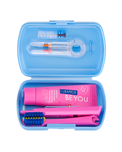 Curaprox Putni set ORTHO plavi