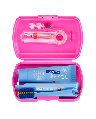 Curaprox Putni set ORTHO rozi