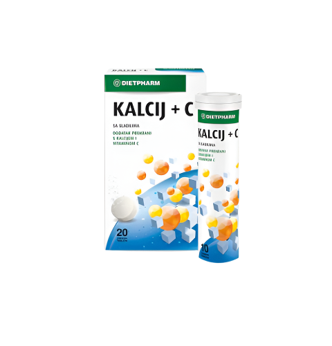 Dietpharm KALCIJ+C Šumeće tablete