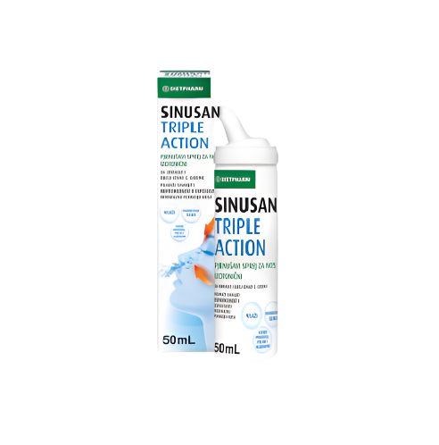 Dietpharm SINUSAN TRIPLE ACTION PJENUŠAVI SPREJ ZA NOS 50 ml