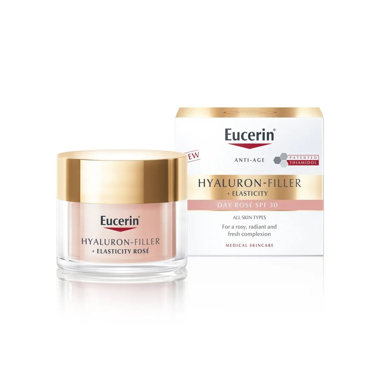 Eucerin Hyaluron-Filler + Elasticity dnevna krema Rosé SPF30, 50ml