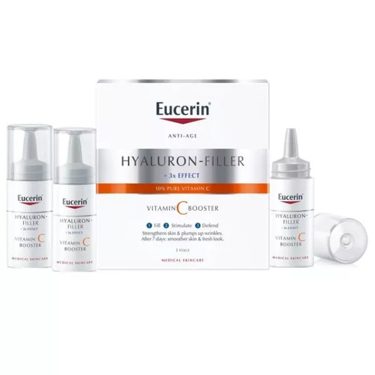 Eucerin Hyaluron-Filler Vitamin C booster 3x effect, 3x8ml