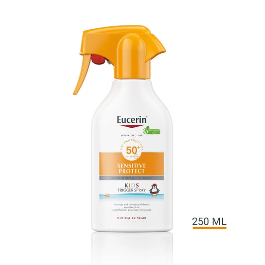 Eucerin SUN Sensitive Protect KIDS trigger sprej SPF50+, 250ml