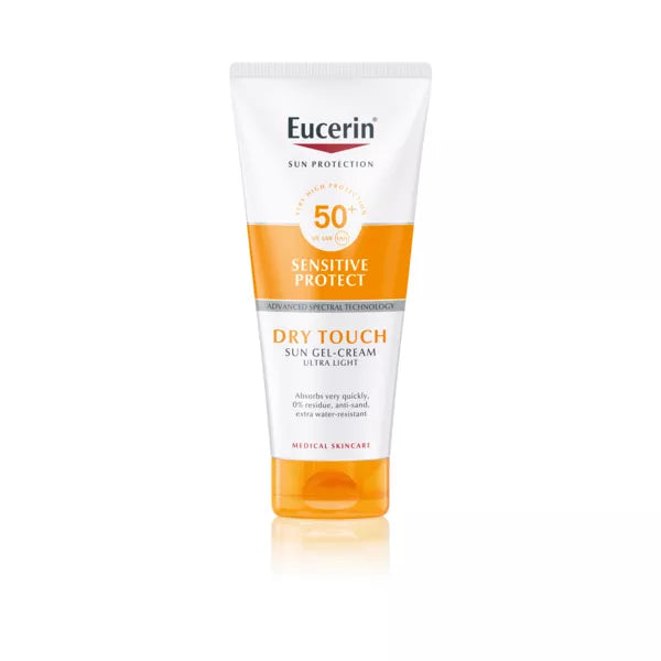 Eucerin krema-gel za zaštitu od sunca SPF50 Sensitive Protect Dry Touch, 200ml