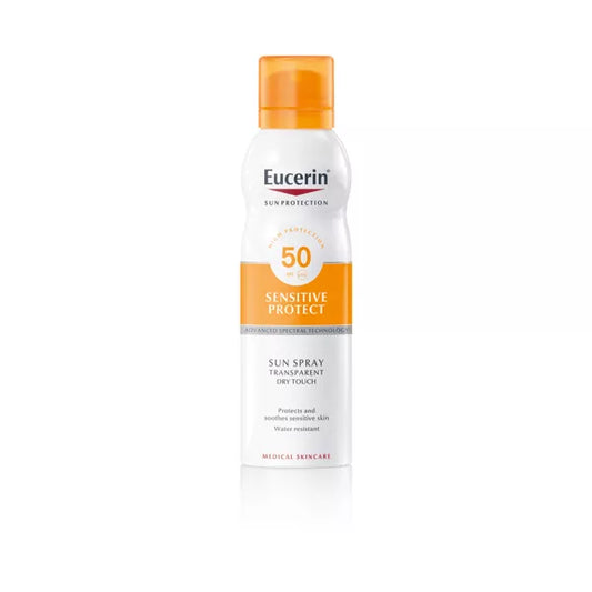 Eucerin Sensitive Protect Dry Touch sprej za tijelo SPF50, 200ml
