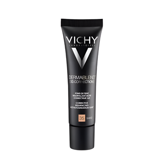 VICHY DERMABLEND 3D Korektivni puder s visokim stupnjem prekrivanja, 30 ml, 35 Sand