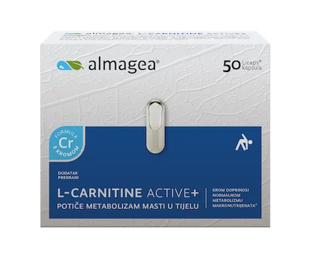 Almagea L-Carnitine Active+ – Za energiju i izdržljivost (50 kapsula)