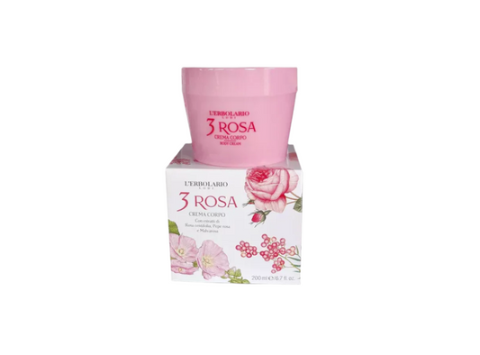L'Erbolario 3 Rosa body cream 200ml