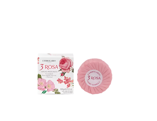 L'Erbolario 3 Rosa soap 100g