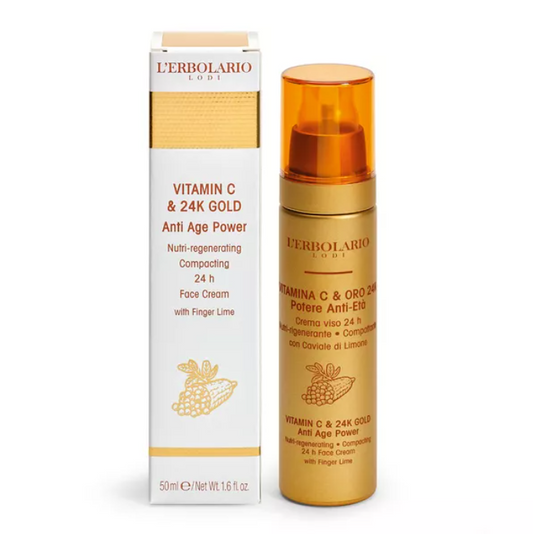 L'Erbolario Vitamin C&24K gold krema za lice 50ml