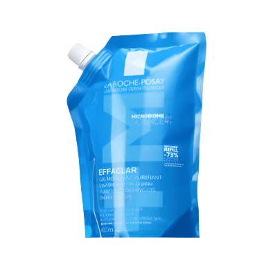 La Roche-Posay Effaclar pjenušavi gel za čišćenje masne i osjetljive kože – eko punjenje, 400 ml