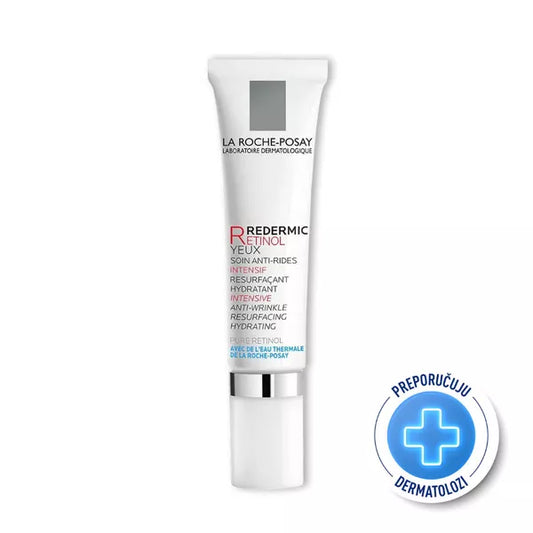 La Roche-Posay REDERMIC RETINOL Intenzivni korektor protiv bora za osjetljivu kožu oko očiju, 15 ml