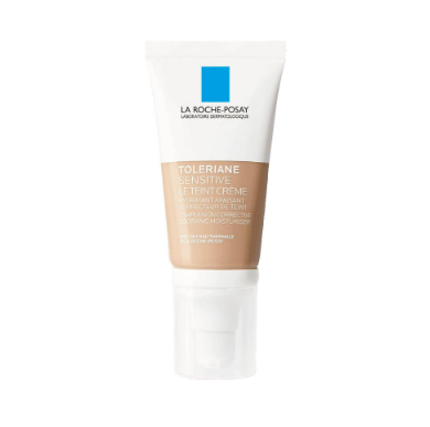 La Roche-Posay Toleriane Sensitive – smirujuća hidratantna njega za korekciju tena, Medium, 50 ml