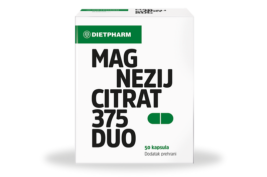 Dietpharm magnezijev citrat 375 DUO (50 kapsul)