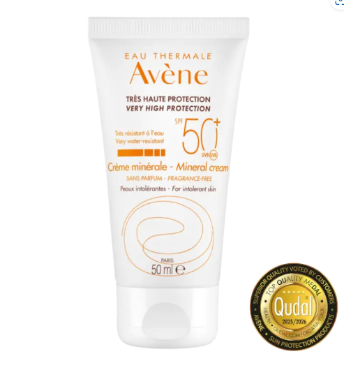 Avene Mineralna krema za zaštitu od sunca SPF 50+ – Za netolerantnu kožu 50ml