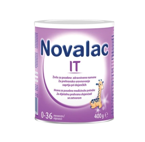 Novalac IT početna mliječna hrana za dojenčad sa zatvorom (400 g)