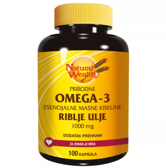 Omega 3 Kardio 1000mg Natural Wealth 60 kapsula