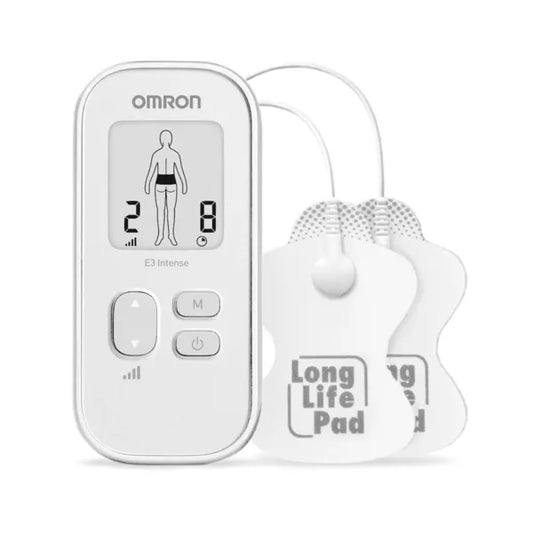Omron elektrostimulator TENS E3 za napetost, umor i bol u mišićima