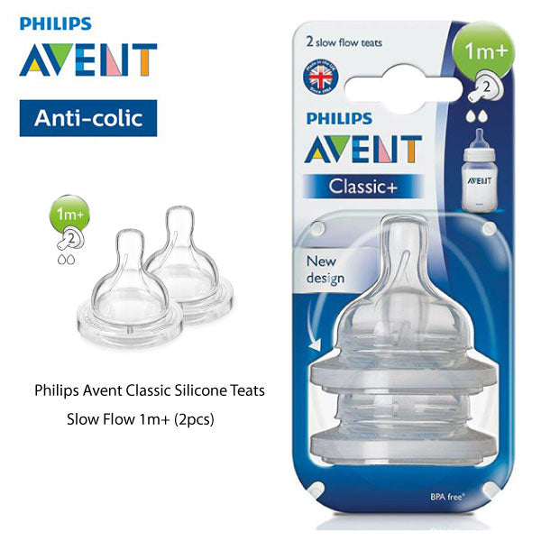 Philips Avent Anti-Colic Sisač za Bebe 1m +  Classic - 2 kom