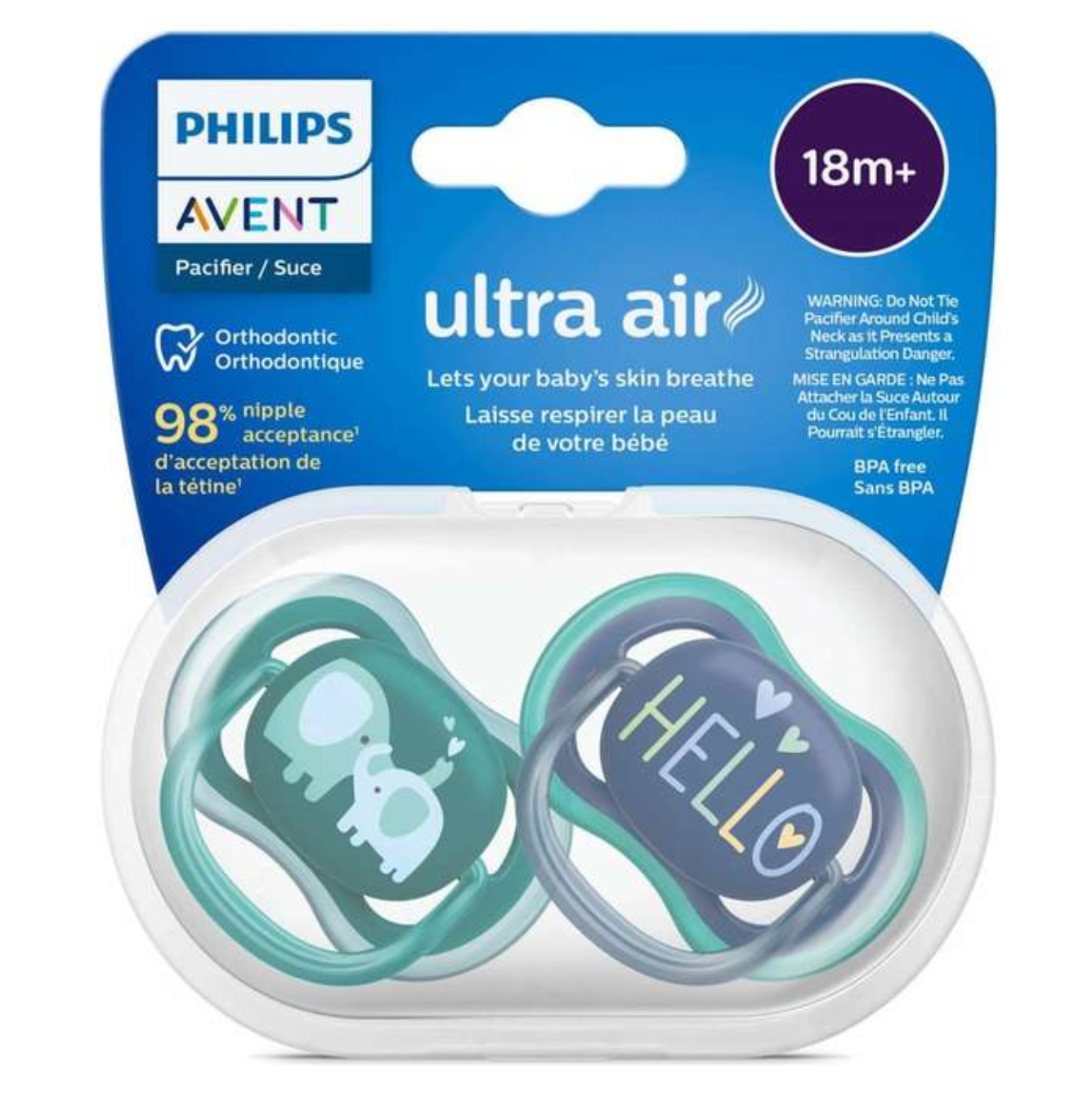 Philips Avent Ultra Air duda 18+ mjeseci, 2 kom