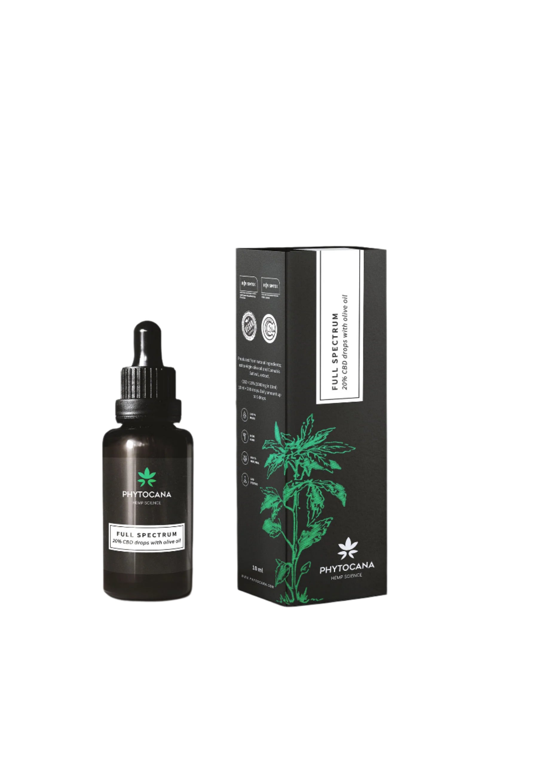 Phytocana CBD kapi 20% – visoka koncentracija CBD-a za opuštanje i regeneraciju.