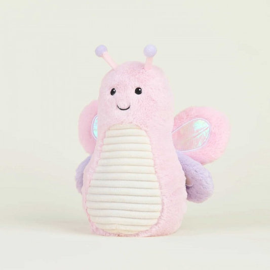 Warmies Plišana igračka za umirujuće grijanje ili osvježavajuće hlađenje - Leptir Pink