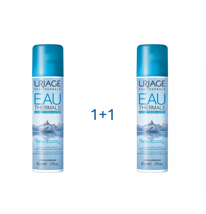 Uriage Termalna voda u spreju, 50 ml (1+1 gratis)