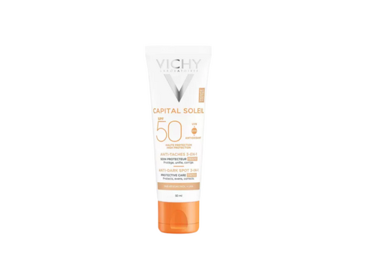 Vichy Capital Soleil tinted protective cream 3U1 SPF50+ against dark spots 50ml