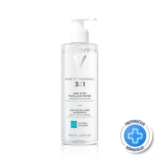 Vichy Purete Thermale Mineralizirana micelarna voda za čišćenje osjetljive kože 400ml