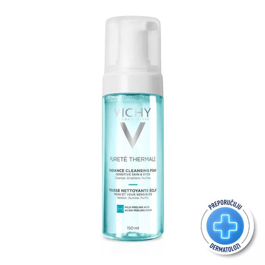 Vichy Purete Thermale pjena za čišćenje osjetljive kože lica, 150ml