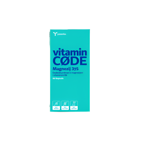 Yasenka Vitamin CODE Magnezij 375 90 kapsul