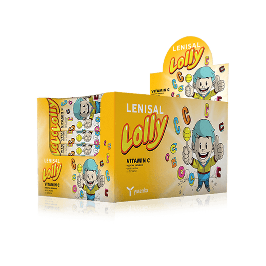 Lenisal Lolly C - Lizike z vitaminom C (30 kos, okus limone)