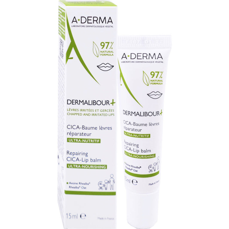 A-Derma CICA-Lip obnovitveni balzam za ustnice 15 ml