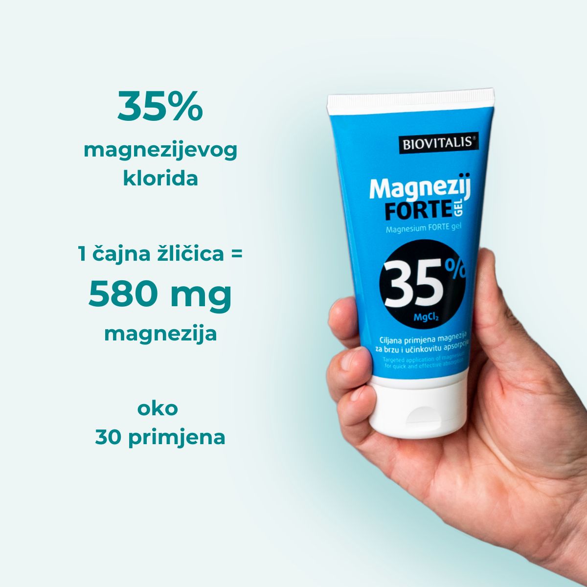 Biovitalis Magnesium Forte gel 150 ml