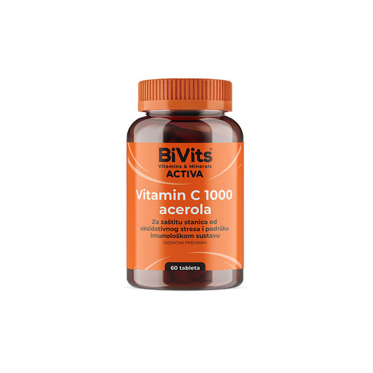 BiVits ACTIVA Vitamin C 1000 i acerola 60 tableta