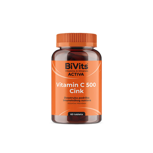 BiVits ACTIVA Vitamin C 500 i Cink 60 tableta