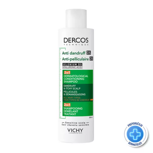 Vichy Dercos Anti-Dandruff šampon protiv peruti 2u1, 200ml