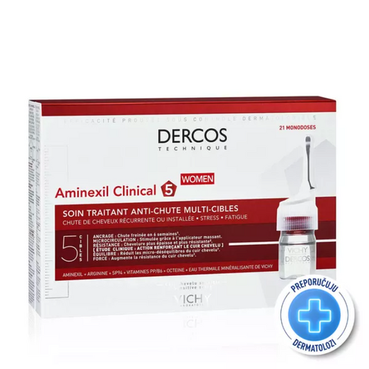 Vichy Dercos ampule protiv ispadanja kose za žene 21x6ml