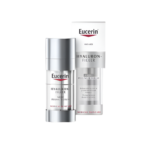 Eucerin Hyaluron-Filler 3EFFECT piling&serum noć, 2X15 ml