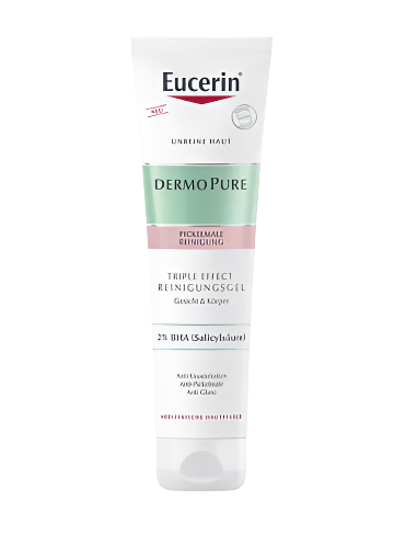 Eucerin Dermopure gel za čišćenje lica i tijela s trostrukim djelovanjem, 150 ml