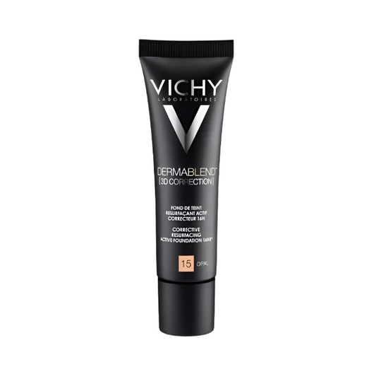 VICHY DERMABLEND 3D Korektivni puder s visokim stupnjem prekrivanja, 30 ml, 15 Opal
