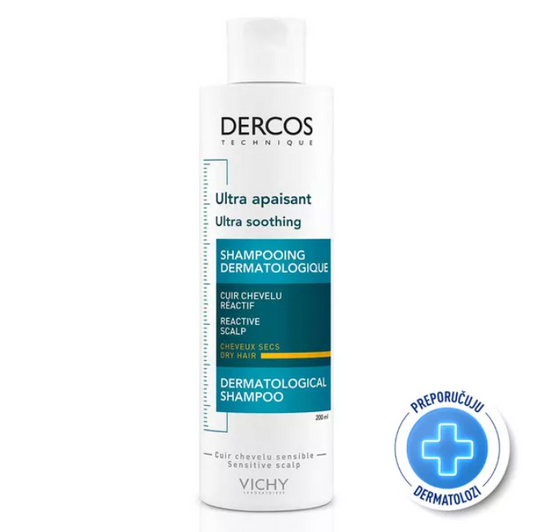 Vichy Dercos smirujući šampon za osjetljivo vlasište, suha kosa 200ml