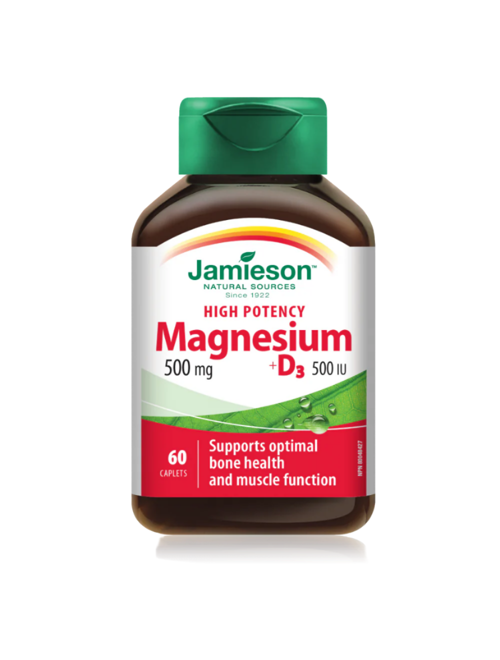 Jamieson magnezij 500 mg + vitamin D3 60 tablet