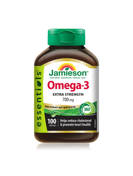 Jamieson omega 3 ekstra jakost 700 mg 100 kapsul