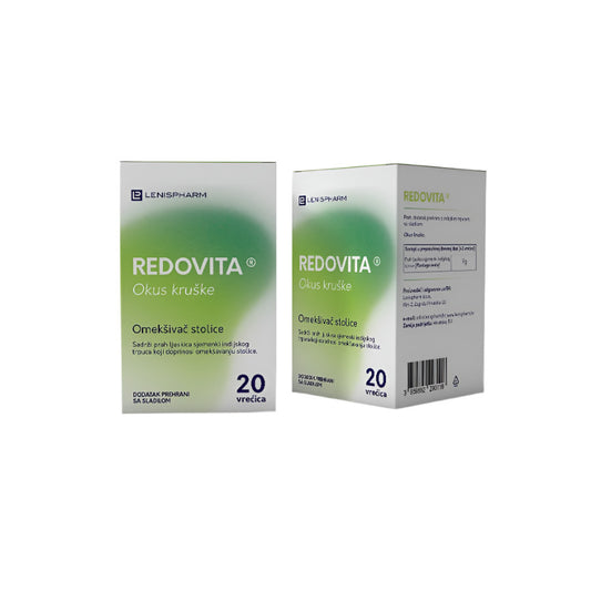 LENISPHARM Redovita® Prah s Okusom Kruške 20 vrećica x 3,4 g