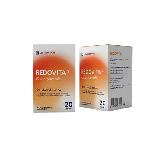 LENISPHARM Redovita® Prah s Okusom Naranče 20 vrećica x 3,4 g