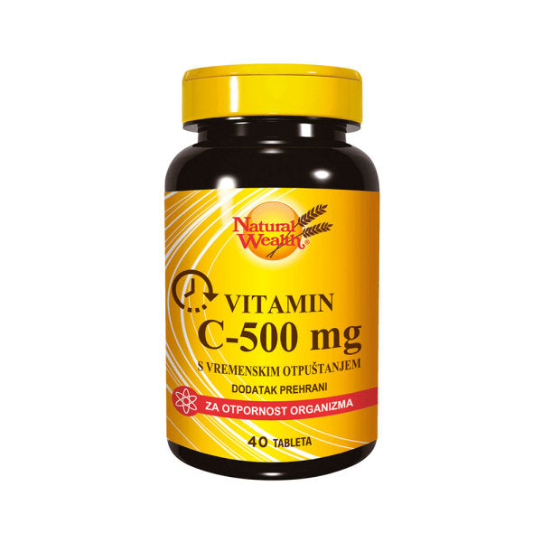 Natural Wealth Vitamin C 500 mg – 40 tableta