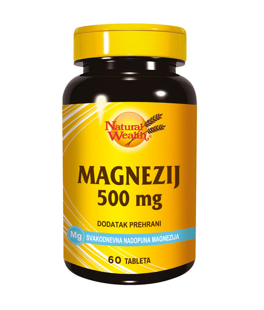 Natural Wealth Magnezij 500 mg – 60 tableta