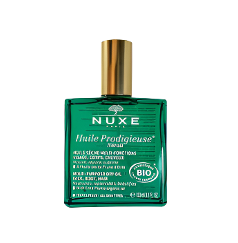 Nuxe Huile Prodigieuse Neroli, 100ml bottle, nourishing dry oil for skin and hair care.